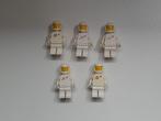 Lego 5 witte space poppetjes, Kinderen en Baby's, Speelgoed | Duplo en Lego, Ophalen of Verzenden, Zo goed als nieuw
