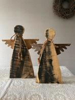 2 Engelen landelijk interieur, stoer sober landelijk wonen, Huis en Inrichting, Ophalen of Verzenden, Zo goed als nieuw