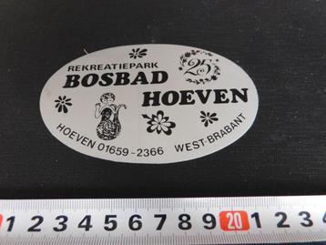 sticker Hoeven Rekreatiepark BOSBAD HOEVEN 25 jaar  beschikbaar voor biedingen
