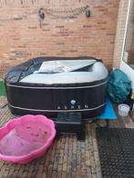 Vierkante netspa jaccuzi te koop, Tuin en Terras, Bubbelbaden en Hottubs, Ophalen, Gebruikt, Pomp