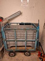 Stalen handtrekwagen, Doe-het-zelf en Verbouw, 100 liter of meer, Ophalen, Gebruikt, Transportkar