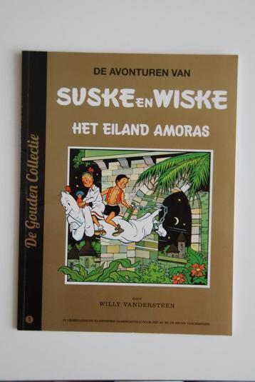 Nieuw Suske en Wiske - Het eiland Amoras stripboek Gouden beschikbaar voor biedingen
