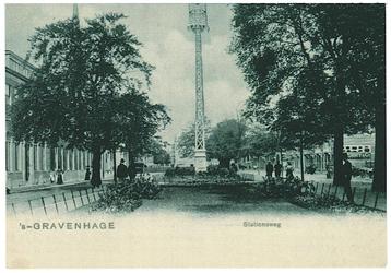 805312	s Gravenhage	Stationsweg met telefoontoren	_Nette kaa beschikbaar voor biedingen