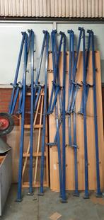 Doorwerktent voor de bouw 8 complete staanders, Doe-het-zelf en Verbouw, Steigers, Ophalen, Overige typen, Minder dan 2 meter