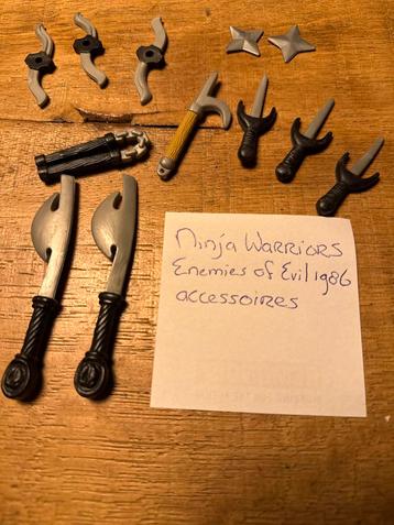 Ninja Warriors Accessoires - 1986 beschikbaar voor biedingen