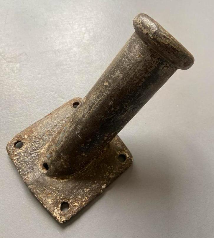 Gietijzeren Vlaggen stok houder 19e Eeuws, Diversen, Vlaggen en Wimpels, Gebruikt, Ophalen of Verzenden