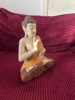 Houten Boeddha beeld, Huis en Inrichting, Woonaccessoires | Boeddhabeelden, Ophalen of Verzenden, Zo goed als nieuw