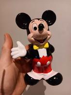 Walt Disney Mickey mouse porselein spaarpot vintage retro, Ophalen of Verzenden, Mickey Mouse, Zo goed als nieuw, Beeldje of Figuurtje