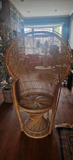 Pauwenstoel rotan, Antiek en Kunst, Antiek | Meubels | Stoelen en Banken, Ophalen