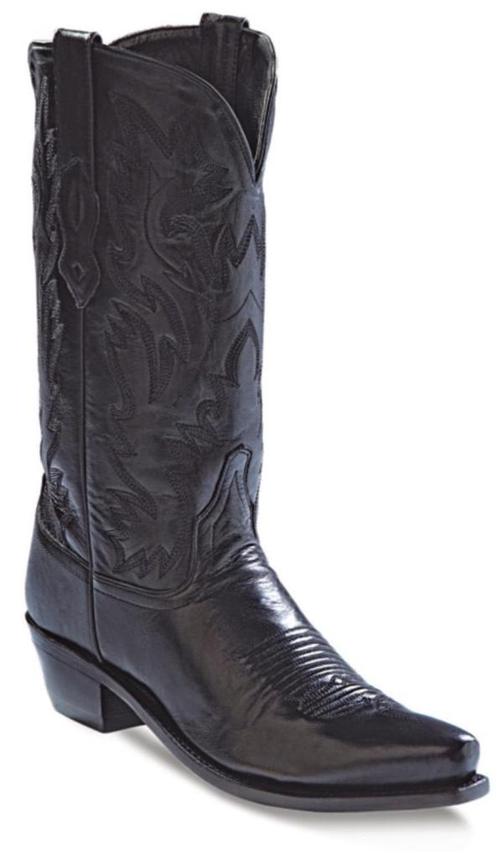 Heren cowboy laarzen western boots echt leder zwart, Kleding | Heren, Schoenen, Nieuw, Boots, Zwart, Ophalen of Verzenden