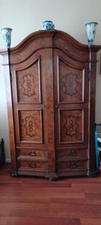 Prachtige wortelnoten kast in keurige staat., Antiek en Kunst, Ophalen