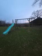 Speeltoestel met schommel en glijbaan, Kinderen en Baby's, Speelgoed | Buiten | Speeltoestellen, Ophalen, Gebruikt, Schommel