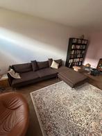 Soderhamn bruine 4 zitsbank + los element en hocker set, Ophalen, 250 tot 300 cm, Gebruikt, 75 tot 100 cm