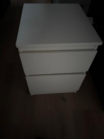 Ikea Witte Malm Nachtkastje - afbeelding 3