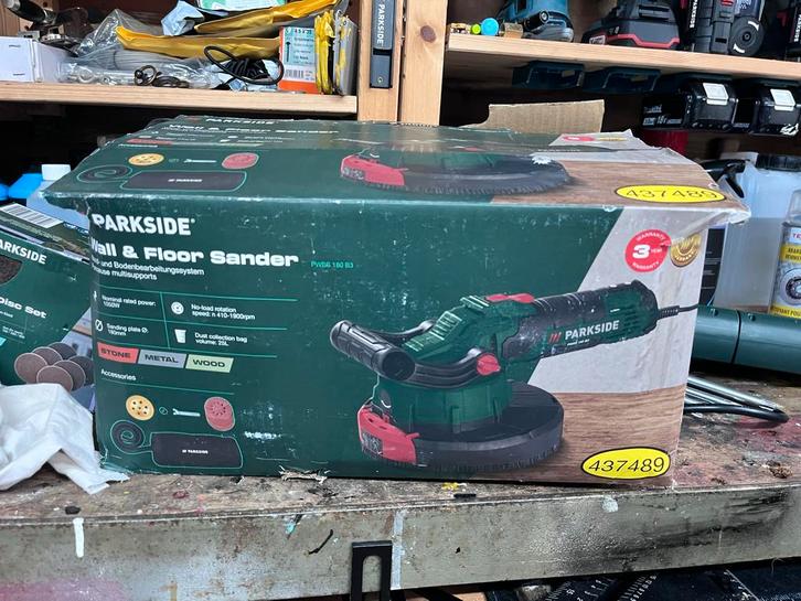 Parkside PWBS 180 B3 Wand- en Vloerschuurmachine, Doe-het-zelf en Verbouw, Gereedschap | Schuurmachines, Zo goed als nieuw, Overige typen