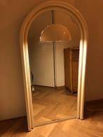 Space age spiegel met verlichting en stopcontacten, Ophalen, 100 tot 150 cm, Zo goed als nieuw, Overige vormen