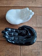 Porseleinen hand bakje zwart en wit, Verzamelen, Retro, Ophalen of Verzenden, Huis en Inrichting