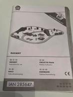 Playtive JUNIORS Houten Treinbaan bestaat uit 60 delig, Kinderen en Baby's, Speelgoed | Houten speelgoed, Ophalen, Zo goed als nieuw