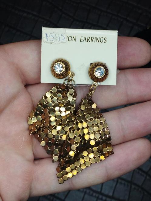 prachtige vintage oorbellen groot formaat, Sieraden, Tassen en Uiterlijk, Oorbellen, Zo goed als nieuw, Overige materialen, Ophalen of Verzenden