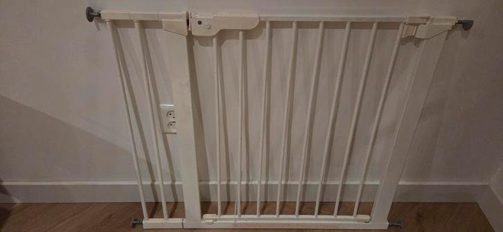 Veilig Traphekje / Deurhekje 75-90cm, Kinderen en Baby's, Traphekjes, Klemhekje, Metaal of IJzer, minder dan 100 cm, Ophalen