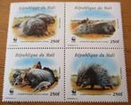 Mali, WWF serie Stekelvarken, 1998, Verzenden, Postfris, Dier of Natuur
