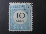 plaatfout  port 7 , gestempeld., Postzegels en Munten, Postzegels | Nederland, T/m 1940, Verzenden, Gestempeld