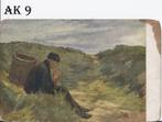 K3770 oude ongelopen ansichtkaart schildering (ak9), Ongelopen, Ophalen of Verzenden