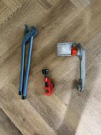pijpen buigers voor 12 en 15 mm en een buizen snijder, Doe-het-zelf en Verbouw, Gereedschap | Handgereedschap, Ophalen, Zo goed als nieuw