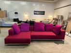 B&B Italia Fucsia Hoekbank Rood/Roze – NP: €12.999, Bankstel Bank Sofa Hoekbank Design bank, Hoekbank, Driepersoons, Ophalen of Verzenden