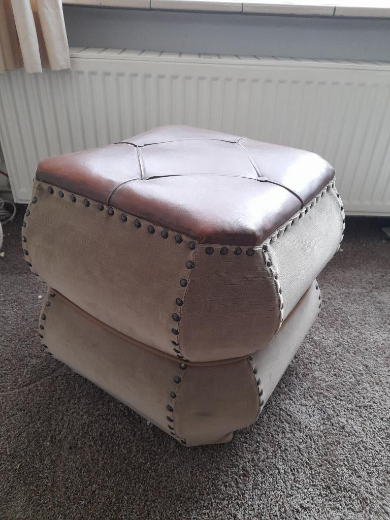 Poef vintage, Verzamelen, Retro, Ophalen of Verzenden, Huis en Inrichting