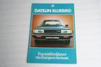 Folder Datsun Bluebird (06-1980) (17), Nieuw, Overige merken, Ophalen of Verzenden