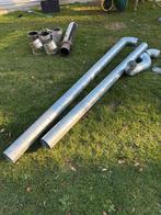 Gegalvaniseerde buizen - 15cm diameter, 7m totaal, Ophalen, Gebruikt, 6 meter of meer, Zink