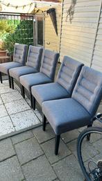 Eetkamerstoelen Woood 5 stuks grijs, Huis en Inrichting, Stoelen, Ophalen, Zo goed als nieuw, Grijs