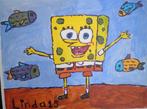 schilderij SpongeBob SquarePants 15, Ophalen of Verzenden, Nieuw, Wanddecoratie
