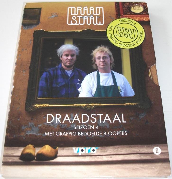 Dvd *** DRAADSTAAL *** 2-DVD Boxset Seizoen 4, Cd's en Dvd's, Dvd's | Cabaret en Sketches, Zo goed als nieuw, Tv-programma of Sketches