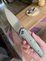 RH Knives Tasca 2 Custom Folding Knife Elmax Full Titanium, Ophalen of Verzenden, Zo goed als nieuw