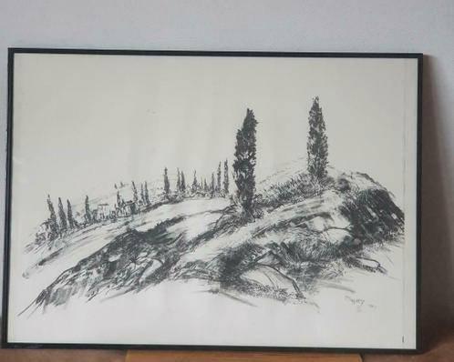 Litho landschap Siegers 1983, Antiek en Kunst, Kunst | Litho's en Zeefdrukken, Ophalen