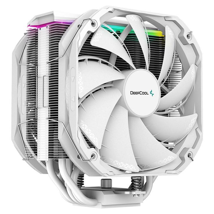 Deepcool AS500 ARGB Plus CPU Cooler White, Computers en Software, Computerkoelers, Refurbished, Luchtkoeling, Ophalen of Verzenden
