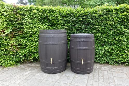 Kunststof regenton, Barrica 260 of 420 L RONDOMTON RUIMT OP!, Tuin en Terras, Regentonnen, Nieuw, Kunststof, 150 liter of meer