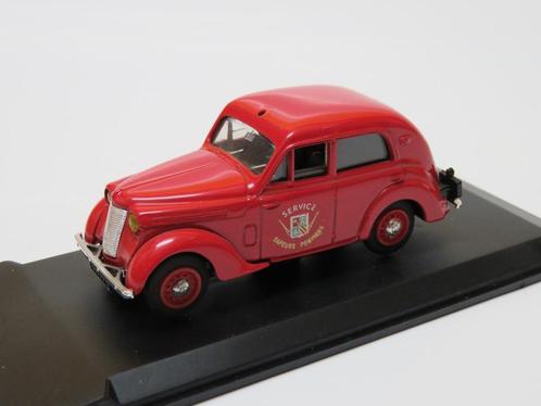 Renault Juva Quatre Berline Pompiers, Hobby en Vrije tijd, Modelauto's | 1:43, Nieuw, Auto, Overige merken, Ophalen of Verzenden