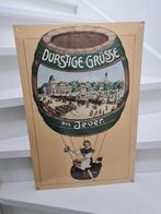 Emaille gebold bord jever jaren 80 bord, Verzamelen, Ophalen of Verzenden, Zo goed als nieuw, Reclamebord, Plaat of Schild, Overige merken