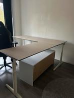 Hoekbureau, Huis en Inrichting, Bureaus, Ophalen of Verzenden, In hoogte verstelbaar, Zo goed als nieuw, Bureau