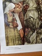 Schoolplaat: een stad in de middeleeuwen, Ophalen, Geschiedenis
