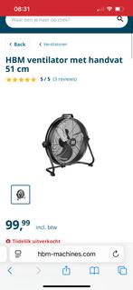 HBM Ventilator 51cm -professioneel gebruik en prive gebruik, Witgoed en Apparatuur, Ophalen, Zo goed als nieuw, Vloerventilator