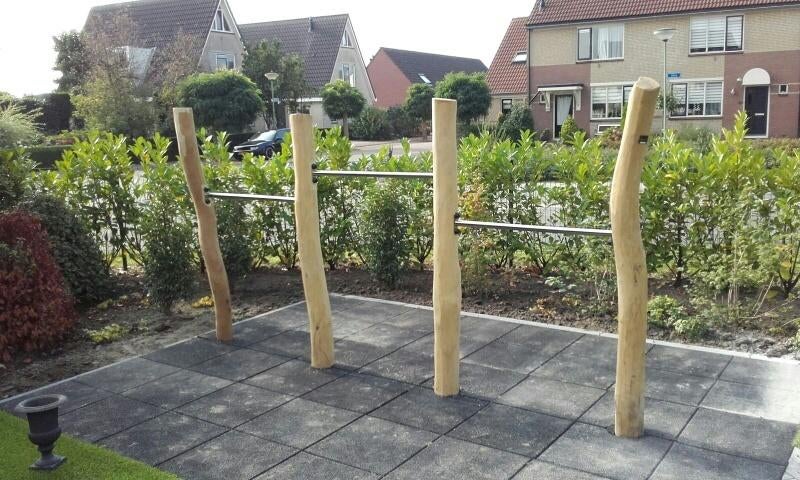 ROBINIA DUIKELREK 3 delig rekstok kukelrek duikelstang, Ophalen, Nieuw