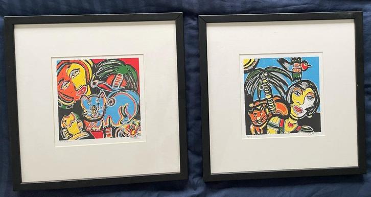 John Cerneüs of Fabian (1967) - Tropical Heat, Antiek en Kunst, Kunst | Litho's en Zeefdrukken, Ophalen of Verzenden