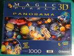 Clementoni puzzel planet panorama 3d magic, Ophalen, 500 t/m 1500 stukjes, Zo goed als nieuw, Legpuzzel