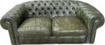 Vintage Chesterfield bank, Ophalen, 150 tot 200 cm, Tweepersoons, Zo goed als nieuw