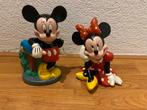 Mickey Mouse en Minnie Mouse spaarpotten Walt Disney, Ophalen of Verzenden, Mickey Mouse, Zo goed als nieuw