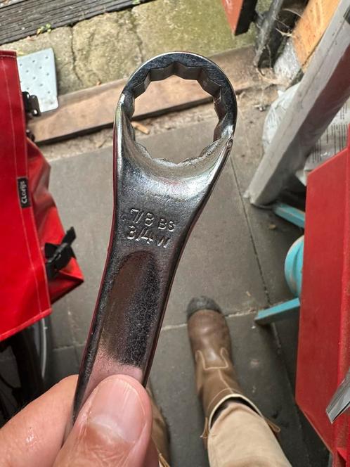 Stahlwille Vintage Ringsleutel Set - whitworth BSF, Doe-het-zelf en Verbouw, Gereedschap | Handgereedschap, Gebruikt, Ophalen of Verzenden